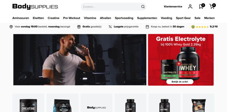 Body Supplies Sportvoeding en Supplementen www.body supplies.nl  768x382