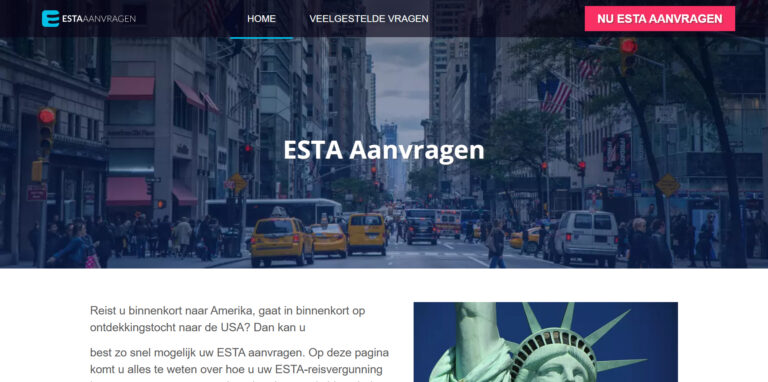 ESTA Aanvragen 768x382