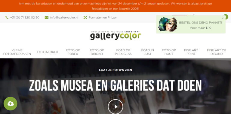 Gallery Color  Fotoafdrukken op Plexiglas Hout Dibond en Forex 768x382