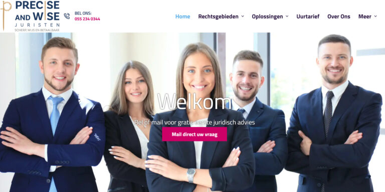 Juridisch advies Precise and Wise Juristen preciseandwise.nl  768x384